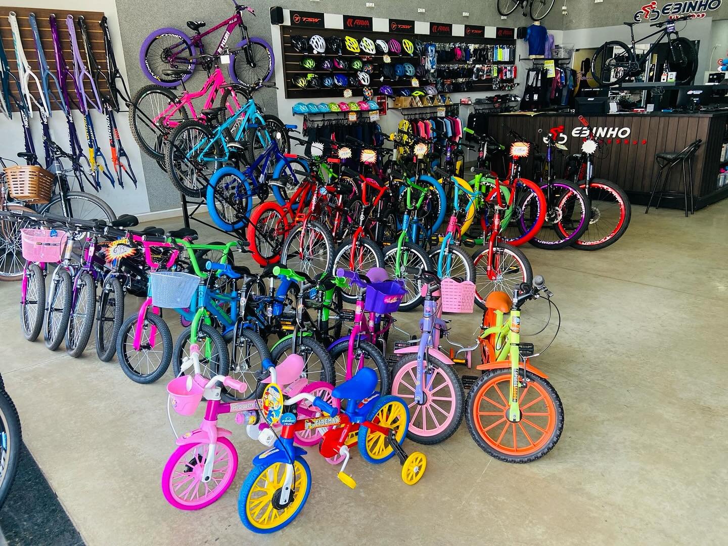 Bikes infantis coloridas